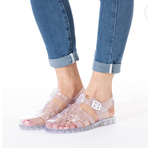 Women’s Clear Jelly Sandals - Picture 2 of 13